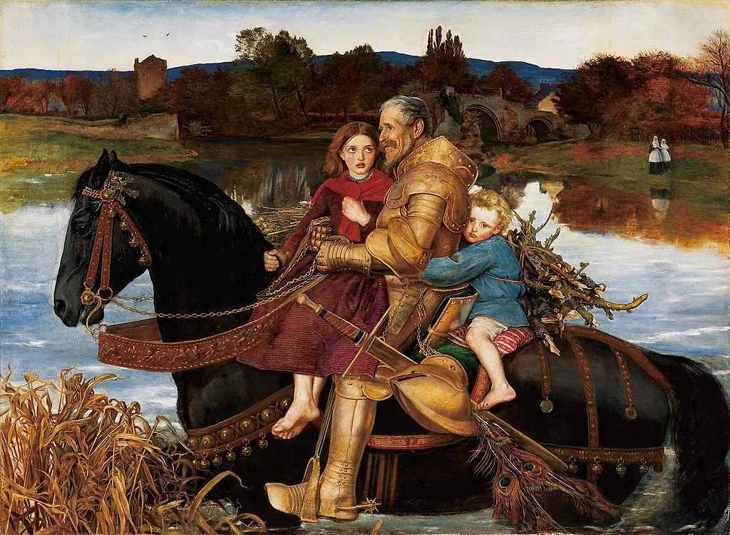 Un sogno del passato - Sir Isumbras al Ford, Lady Lever Art Gallery